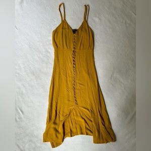 Yellow Button Down Dress